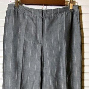 Talbots Light Gray Pinstripe Suit Pants Size 8